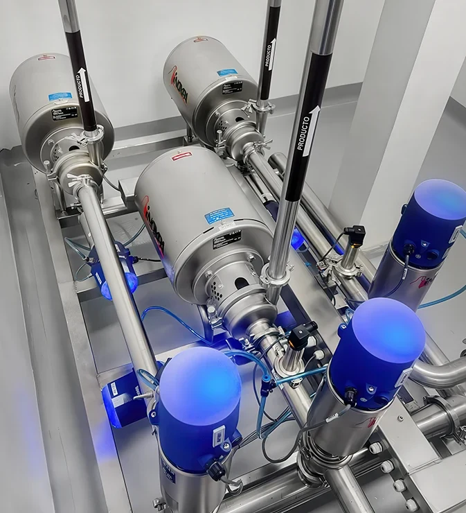 CIP farmacêutico e automatização de trasfega